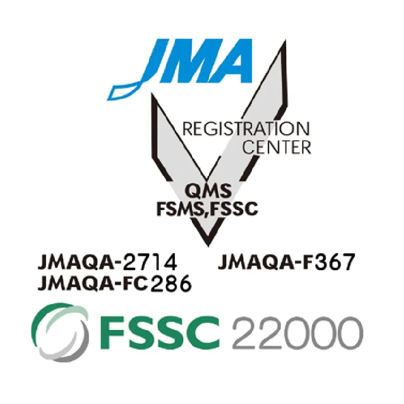 ISO9001・ISO22000・FSSC22000