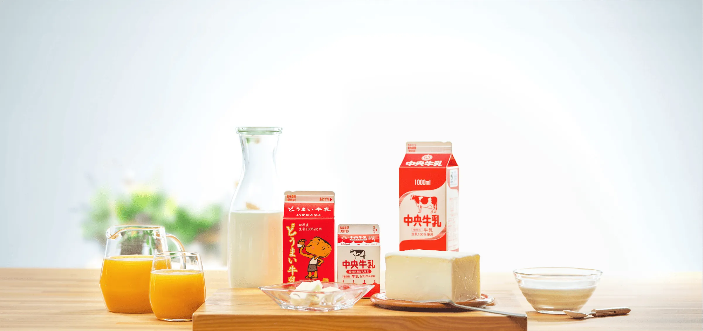 中央製乳の商品集合イメージ